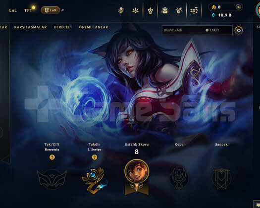 TR Unranked | 22 Hero - 18K Mö | Dereceli Hazır