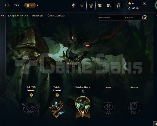 EUW Unranked | 31 Hero - 8K Mö | Dereceli Hazır