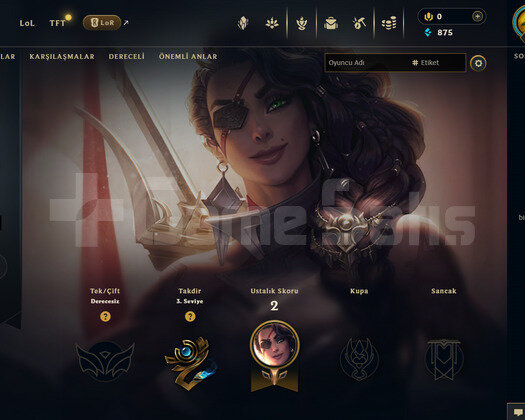 TR Unranked | 590 T.Ö.- 16Hero | LoL