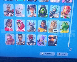 341 Skinli Dev Fortnite Hesabı | 307 Kazma, 384 Sı