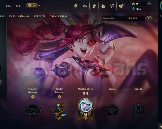 TR Unranked | 3 Kostüm - 27 Hero | Dereceli Hazır