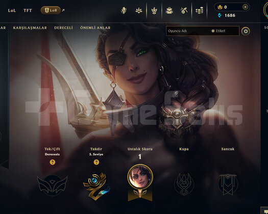 EUW Unranked | 26 Hero 3 İade Hakkı|Dereceli Hazır