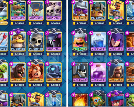8000 KUPA & 30+ MAX KART | 54 EMOJİ - 48 LV CR