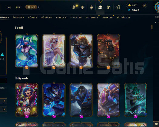 613 KOSTÜM 346K+ ÖZ 549 LVL EFSANE DOLU MAİL HESAP