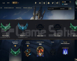 EUW PLAT 2 76LP SUP ACC 3 WİN 3 LOSE DİA 2 PEAK
