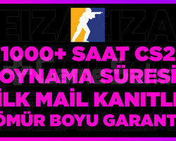 1000+ SAAT CS2 OYNAMA SÜRESİ İLK MAİLLİ