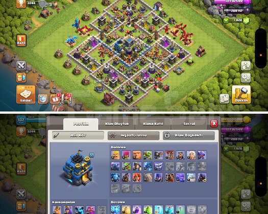 |TH 12| BOL KOSTÜMLÜ +137 LEVEL +MAX HESAP+ EFSANE