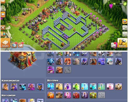 TH16COC |  141 LEVEL BAĞIŞ + SAVAŞ HESABI