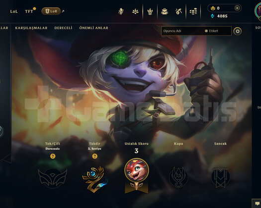 TR Unranked | 1 Kostüm - 20 Hero | RANKED READY!