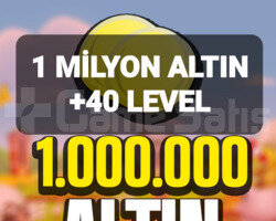 1 MİLYON ALTIN +40 LEVEL
