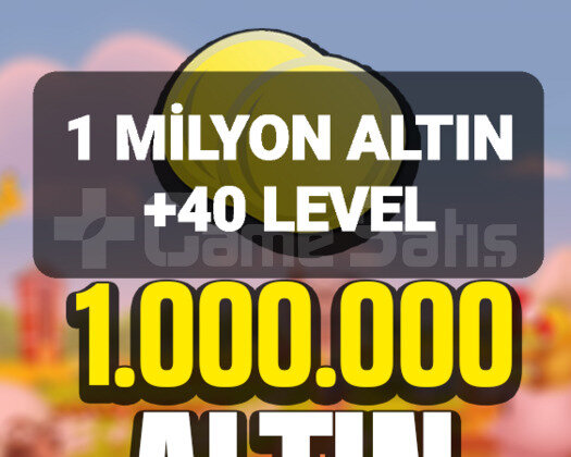 1 MİLYON ALTIN +40 LEVEL