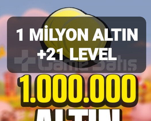 1 MİLYON ALTIN +21 LEVEL
