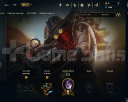 EUW Unranked | 1 Kostüm - 29 Hero | LoL Hesap