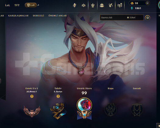 TR Demir 4 | 17 Kostüm - 48 Hero | LoL Hesap
