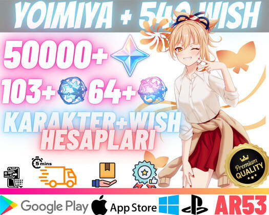 EU | MR53 Yoimiya + 540Dilek - 50000Köken103+64