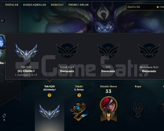 2013 KURULUM 10 SKIN 54 HERO SILVER 1 GOBLIN HESAP