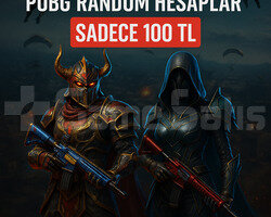 ÖZEL STOK | 100TL PUBG RANDOM HESAP ULTRAVİP++