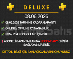 PS DELUXE | 08.06.26 + ONLINE GARANTİ | PS5/PS4