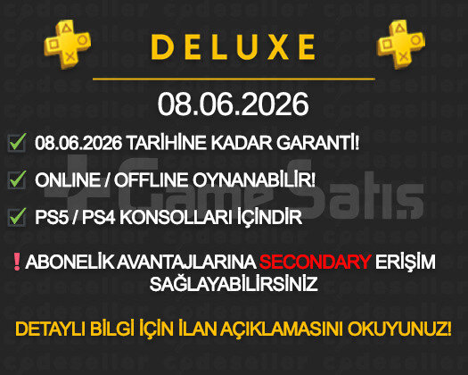 PS DELUXE | 08.06.26 + ONLINE GARANTİ | PS5/PS4