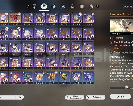 Phainon Castorice Feixiao+bis Ruanmei