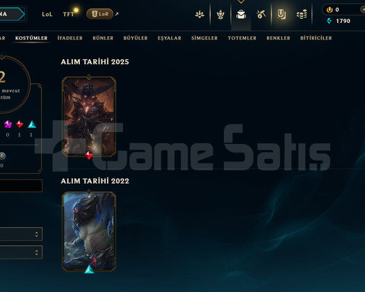 TR Unranked | 2 Kostüm - 23 Hero | LoL Hesap