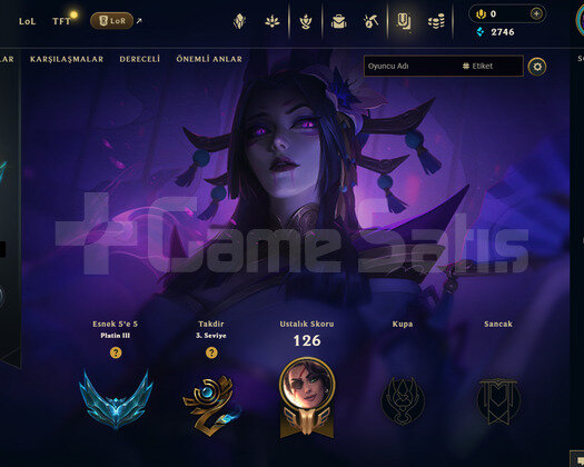 TR Esnek Plat 3 | 3 Kostüm - 24 Hero | LoL Hesap