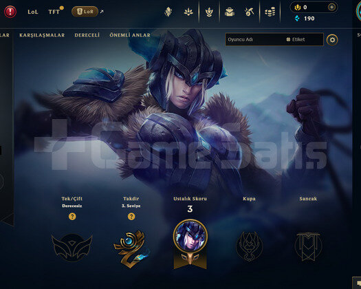 EUW Unranked | 29 Hero 3 İade Hakkı|Dereceli Hazır