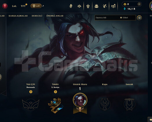 EUW Unranked | 29 Hero - 16K Mö | Dereceli Hazır