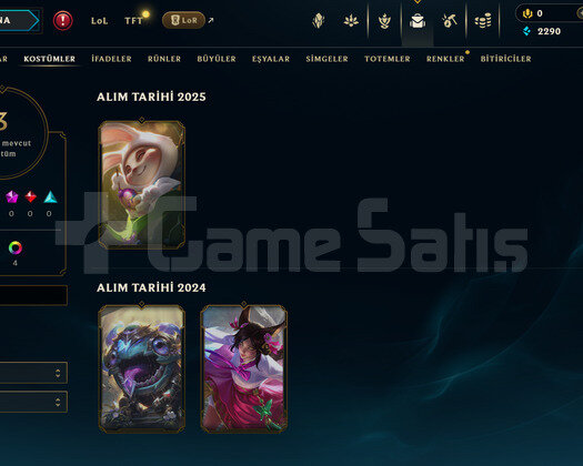 EUW Unranked | 3 Kostüm - 32 Hero | Dereceli Hazır