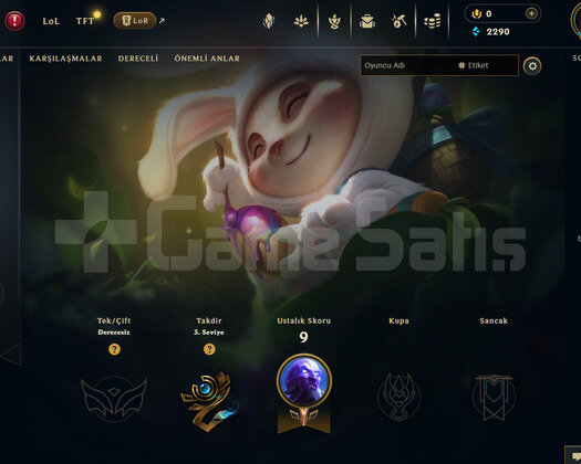 EUW Unranked | 3 Kostüm - 32 Hero | Dereceli Hazır