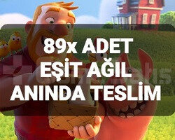 89x ADET EŞİT AĞIL ANINDA TESLİM