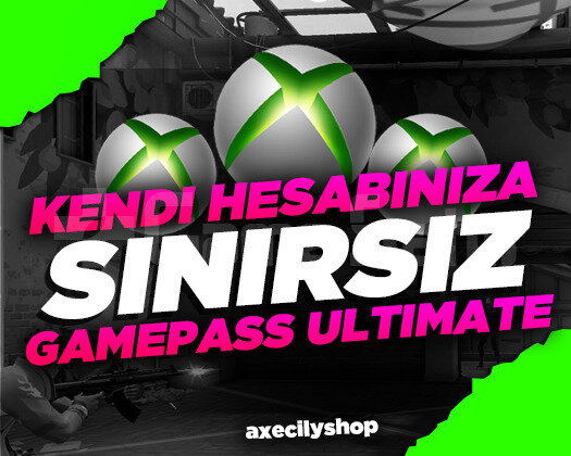 KENDİ HESABINIZA | Sınırsız Xbox Gamepass Ultimate
