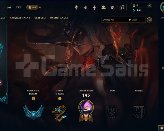 TR Gold 4 | 3 Kostüm - 57 Hero | RANKED READY!