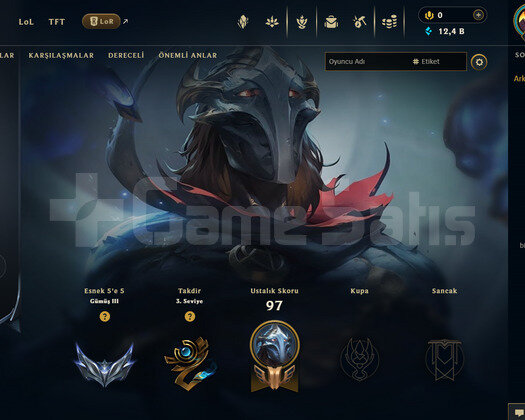 TR Silver 3 | 1 Kostüm - 39 Hero | RANKED READY!