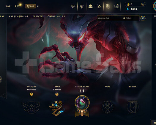 TR Unranked | 3 Kostüm - 23 Hero | LoL Hesap