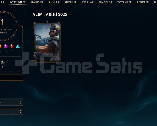 TR Unranked | 1 Kostüm - 16 Hero | LoL Hesap