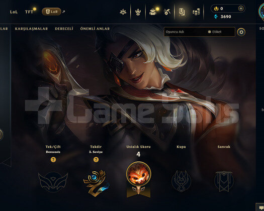 TR Unranked | 3 Kostüm - 20 Hero | LoL Hesap