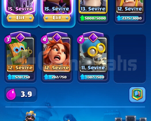 clash royale 9000 kupa 7 evrim