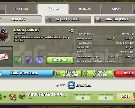 5 LEVEL KLAN ANINDA TESLİM TÜRKÇE