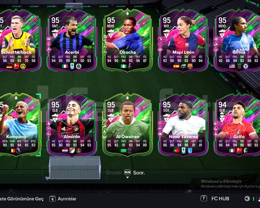 EA SPORTS FC 25 STEAM OYUNLU HARİKA KADRO