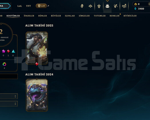EUW Unranked | 2 Kostüm - 24 Hero | Dereceli Hazır