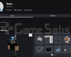 Roblox Korblox ve Stirchface gibi itemlı hesap