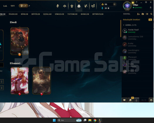 GEÇEN SEZON GM BU SEZON MASTER 44 KOSTÜM 140 LVL