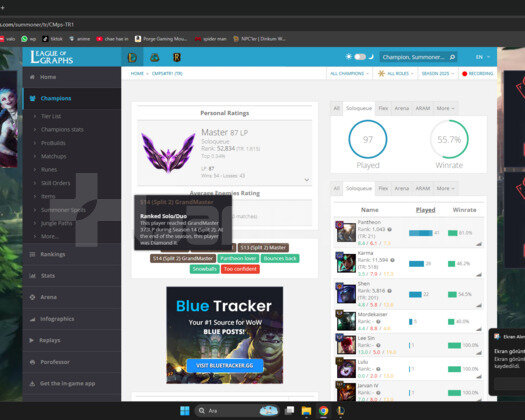 GEÇEN SEZON GM BU SEZON MASTER 44 KOSTÜM 140 LVL