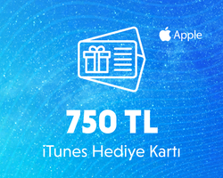 Apple Store iTunes 750 TL Hediye Kartı