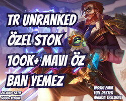 TR 100K+ MAVİ ÖZ VIP STOK BAN YEMEZ YILLIK HESAP!