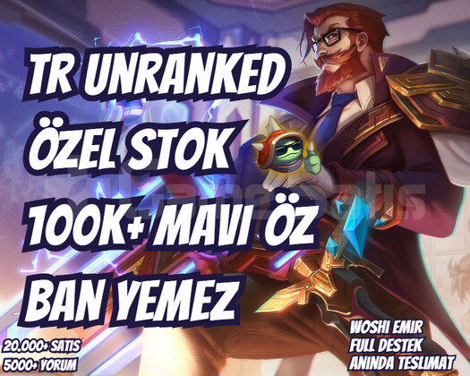 TR 100K+ MAVİ ÖZ VIP STOK BAN YEMEZ YILLIK HESAP!