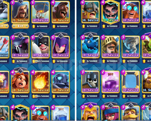 8002 KUPA & 40+ MAX KART | 75 EMOJİ - 52 LV CR