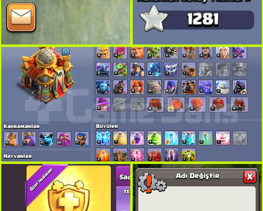 !!! İSİM DEĞİŞME + 276 LEVEL TH 16 !!!
