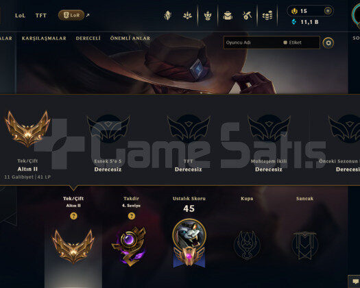 WEST GOLD 2 41LP I 29 ŞAMPİYON 7 KOSTÜM I 11K MAVİ